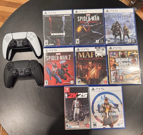 Ps5 controllers and games lot - ps5,